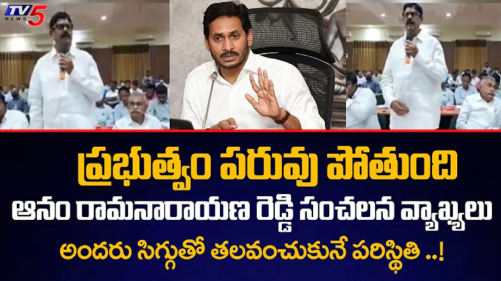 Anam Ramanarayana Reddy Shocking Comments About AP...