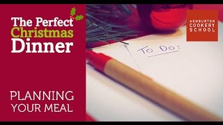 Getting Organised for your Christmas Meal