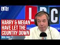 Nigel Farage has some stern words for Meghan and Harry