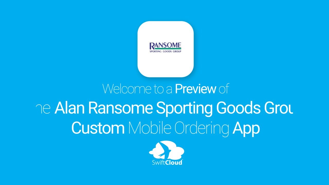 Alan Ransome Alan Ransome Sporting Goods Group - Mobile App Preview ALA988W - YouTube