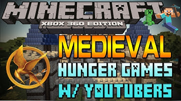 Minecraft (Xbox 360): EPIC HUNGER GAMES W/ @BR3THR3N @vOriginz @PlanetPixel @Broomycraft [TU7]