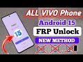 All Vivo Android 15 FRP Bypass | New Method