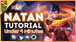 4-Minute Natan Tutorial in the Gold Lane || (MLBB S37) 2025