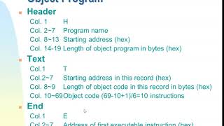 Assembler - How to write object program