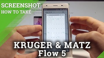 How to Take Screenshot on KRUGER & MATZ Flow 5 - Capture Screen |HardReset.Info