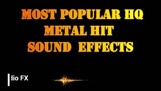 metal hit Impact metal hit sound effect HQ|Studio FX
