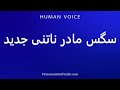 How To Pronounce سگس مادر ناتنی جدید 