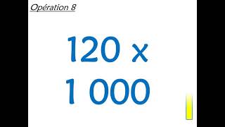 Calcul mental CM2 Evaluation 2 Calcul mental CM2 Evaluation 2