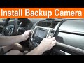 How to install a backup camera on a Toyota Camry