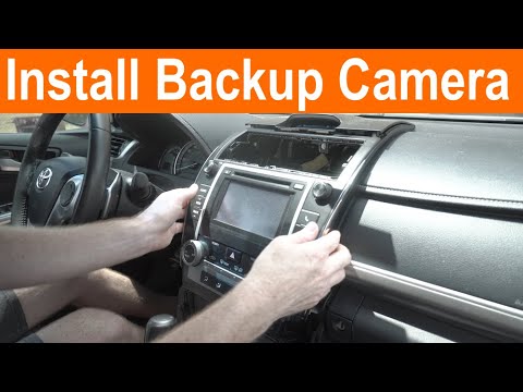 How to install a backup camera on a Toyota Camry