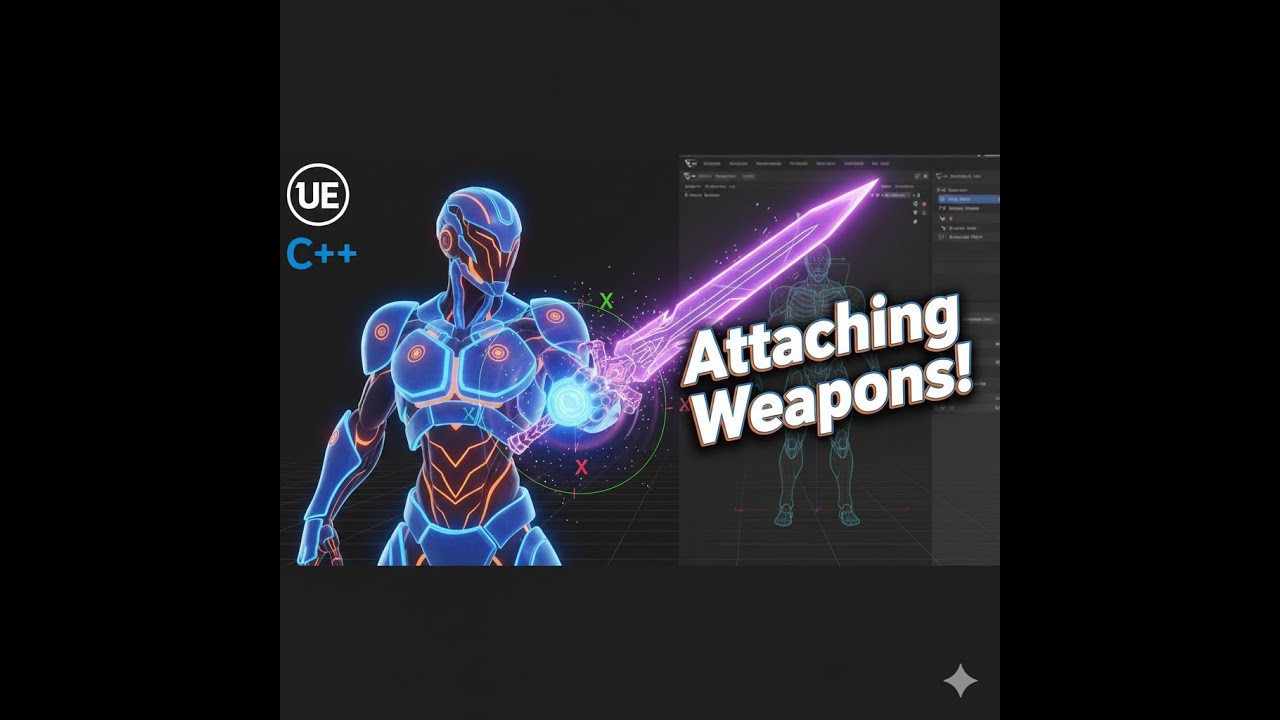 Getting Weapons to Attach & Look Right – UE5 C++ Survival Game Ep 161 ...