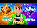 Bronze to Unreal Solo SPEEDRUN.. (Fortnite Reload)