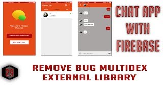 Remove bug of Multidex 29 Android Firebase Chat App in Hindi/Urdu