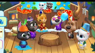 My Talking Tom Friends Day 1 to Day 10 Complete Gameplay - New