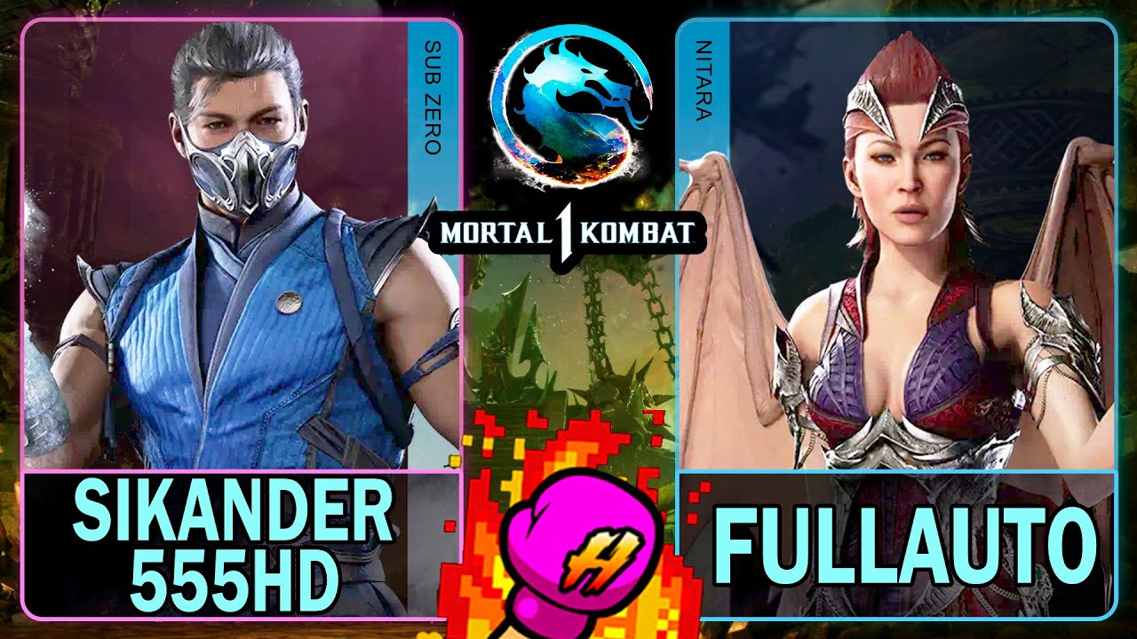 MK1 Sikander555HD (SUB-ZERO) VS Fullauto (NITARA)🥊Mortal Kombat 1🥊4K 60ᶠᵖˢ