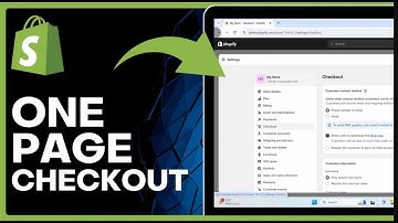 How To Get Shopify ONE PAGE Checkout 2025