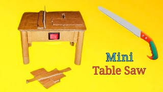 How to make Mini Table Saw at Home / Home made Table Saw