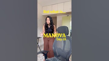 MANOVA #simplystatistics #day18 #statisticsinpsychology #manova #psychology #research