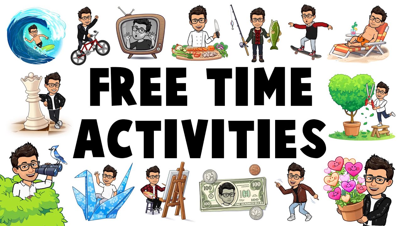 free-time-activities  Free time activities, English vocabulary