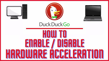 How To Enable or Disable Hardware Acceleration In The  DuckDuckGo Web Browser | PC Tutorial