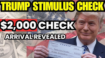 $2,000 Stimulus Check —Trump Commits To Tariff Dividend