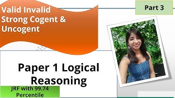 Deductive  & In-Deductive | Logical Reasoning | UGC NET paper1 | Complete Logical Reasoning Part 3