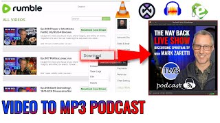 Video to MP3 Podcast conversion. Full demo using Free/Open Source software on Pop!_OS Ubuntu Linux screenshot 2