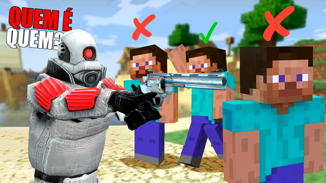 Esse Minecraft NÃO é de Verdade... (Guess Who no GMod)