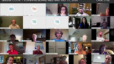 Greene County Planning & Zoning - July 21st - Mars...