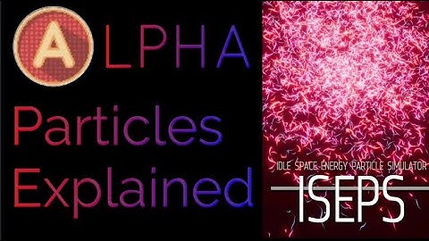 APLHA PARTICLES EXPLAINED in under 2 minutes| ISEPS