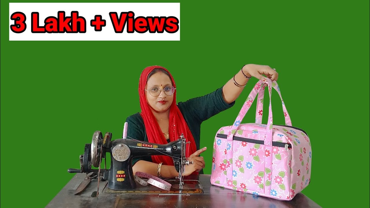 बैग बनाने का बिलकुल आसानं तारिका/handbag making at home with cloth/easy bag making at home/simple ba