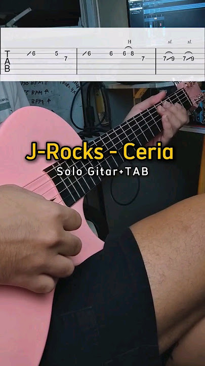 J-rocks - Ceria (🎸INTERLUDE TAB) #jrocks #ceria #guitartabs #guitarcover