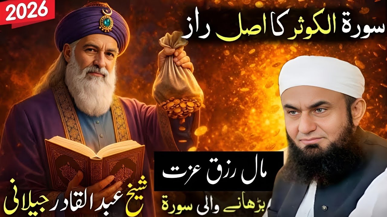 Surah Kausar ka asal raaz – Maal, Rizq, Izzat aur Dolat barhane wali SurahBayan by: Maulana Tariq Ja