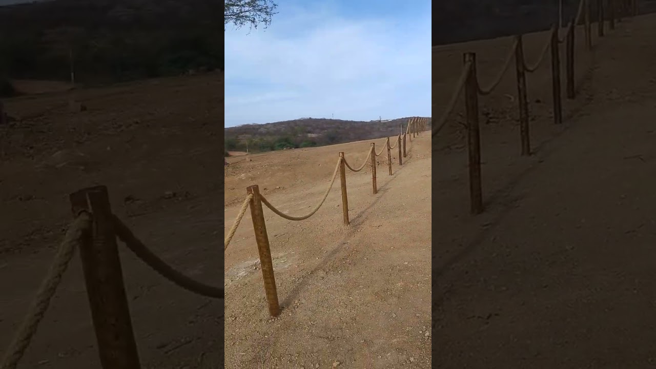 Paredão da barragem campogrande 