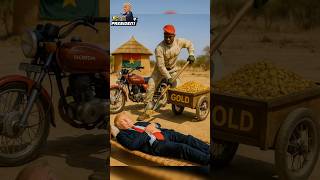 Ibrahim Traore 😂 Mining Gold Cart Trump Sleeping in Burkina Faso 🇧🇫 Comedy Africa Gold #funny#memes