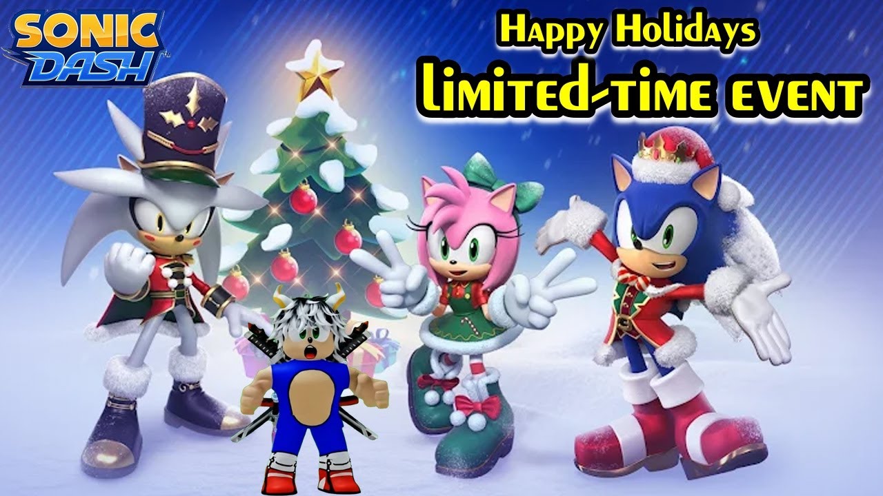 Unlock All Our Festive Runners - Happy holidays from Sonic Dash 2025 Gameplay | MR SONIC