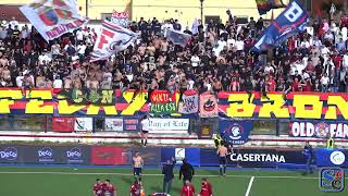 CASERTANA-TARANTO FESTA FINALE TIFOSI ROSSOBLU