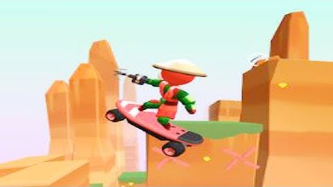 Swing Loops - Grapple Hook Race - Game Review and Gameplay Walkthrough Level