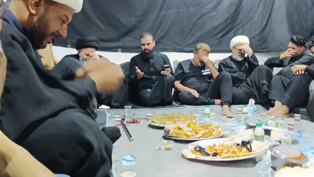 خضر عباس يقرا في  الطور التراثي بحضور أية الله السيد مرتضى الشيرازي 