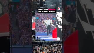 Taylor Swift brings Travis Kelce on stage at the ‘Eras Tour’ in London. 😍#TravisKelce #TaylorSwift