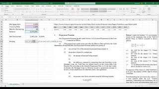 Yield Maintenance Formula in Excel