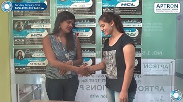 How Sweta Placed in DIMENSION i  as Mechanical Civil engineering by APTRON Solution