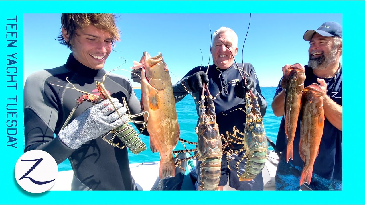 Spearfishing with My Dad! (Teen Yacht Tuesday)