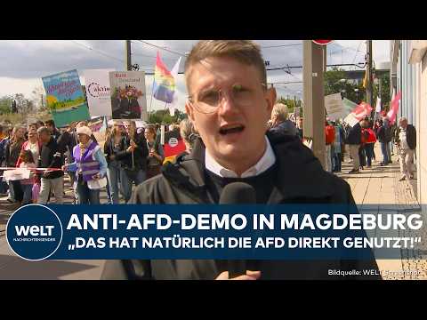 SACHSEN-ANHALT: Demo gegen AFD in Magdeburg! Polizei meldet 4000 Teilnehmer