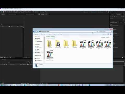 Using FLV & WEBM in Adobe After Effects