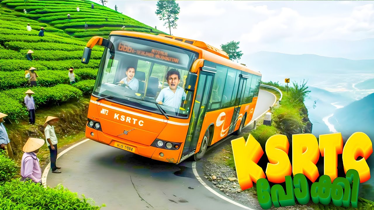 KERALA KSRTC BUS VS PRIVATE BUS RACE IN DANGEROUS ROADS🔥😮ETS2 GAMEPLAY Indian Mods