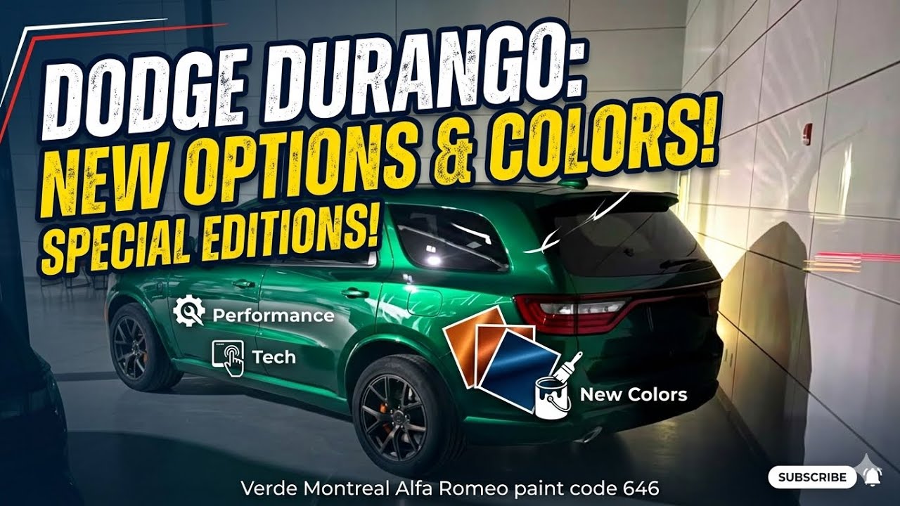 New Durango Color & Special Editions?