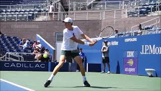 Jannick Sinner BackHand slow motion US Open