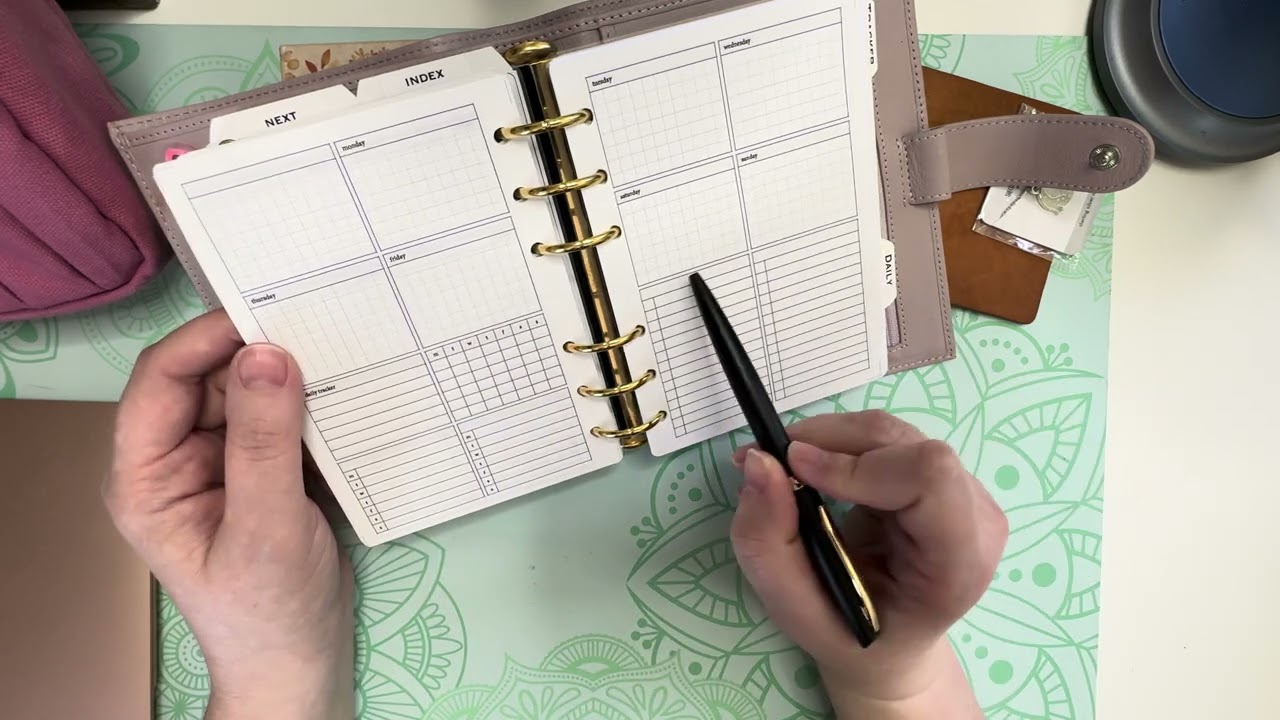 A6 Gillio Cloud Compagna Rings Planner Update with new inserts. 