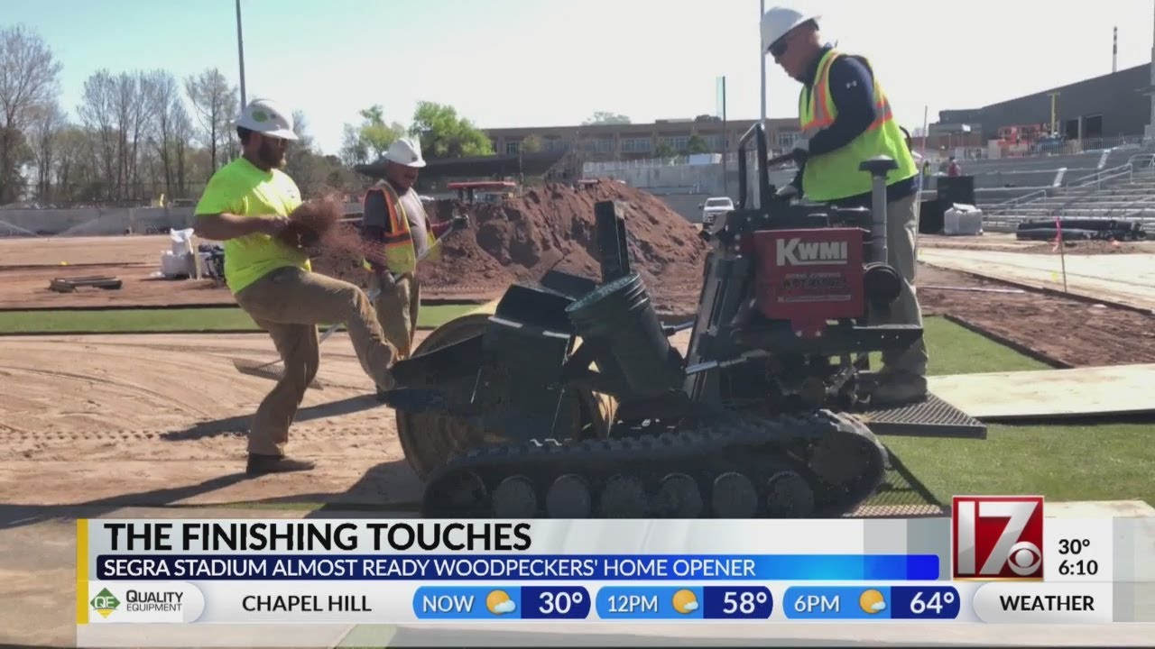 SEGRA Stadium almost ready for Woodpeckers' home opener